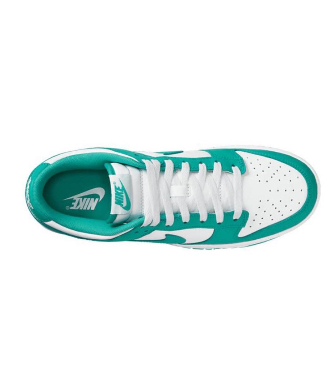 NIKE Салатовые кожаные кроссовки, фото 2