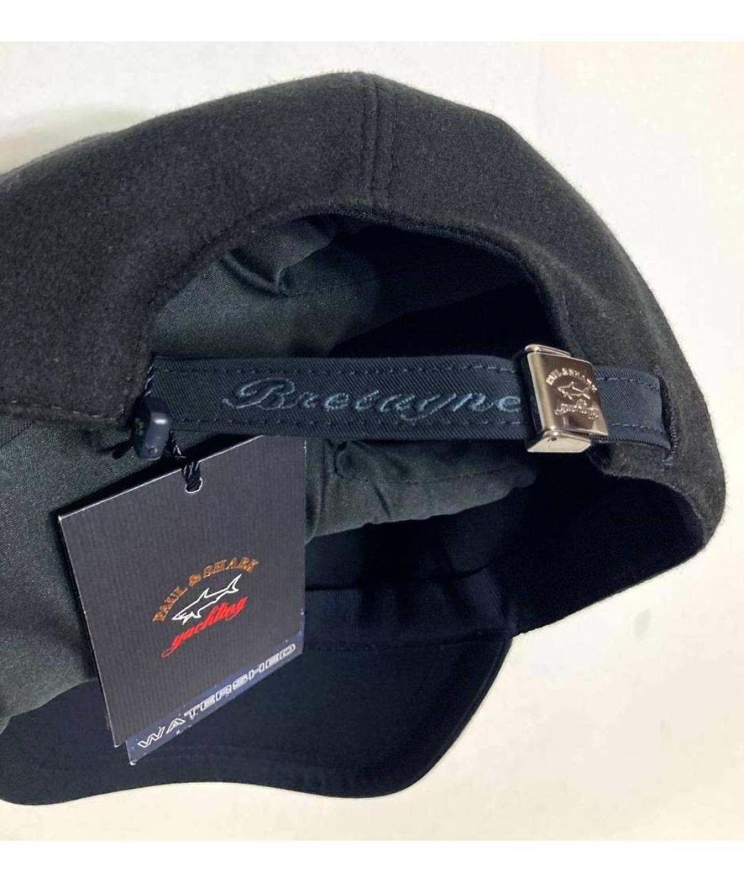 PAUL & SHARK Темно-синяя шерстяная кепка/бейсболка, фото 8