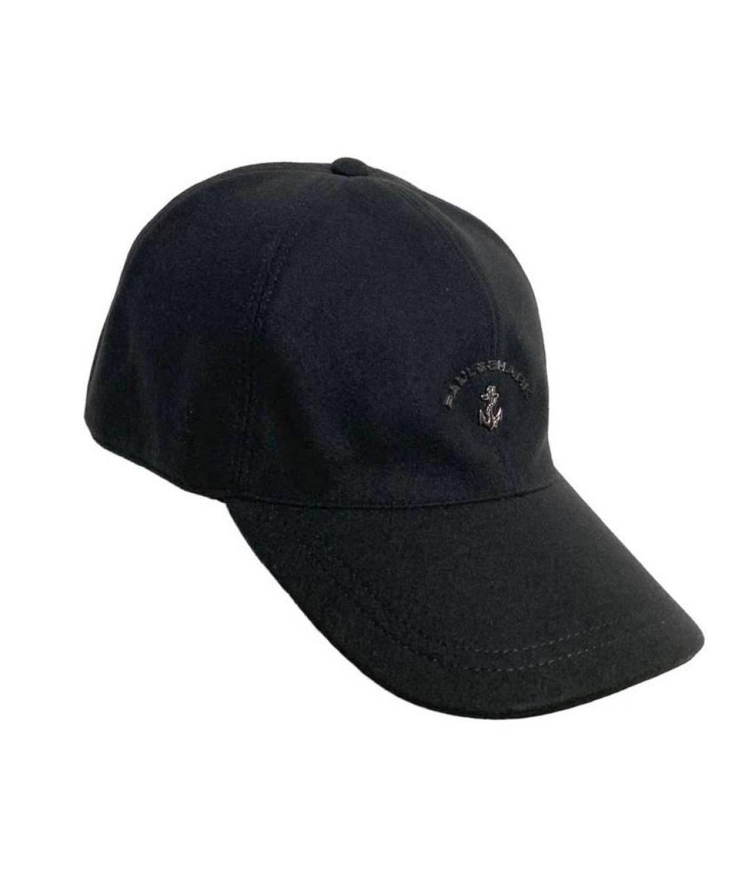 PAUL & SHARK Темно-синяя шерстяная кепка/бейсболка, фото 2