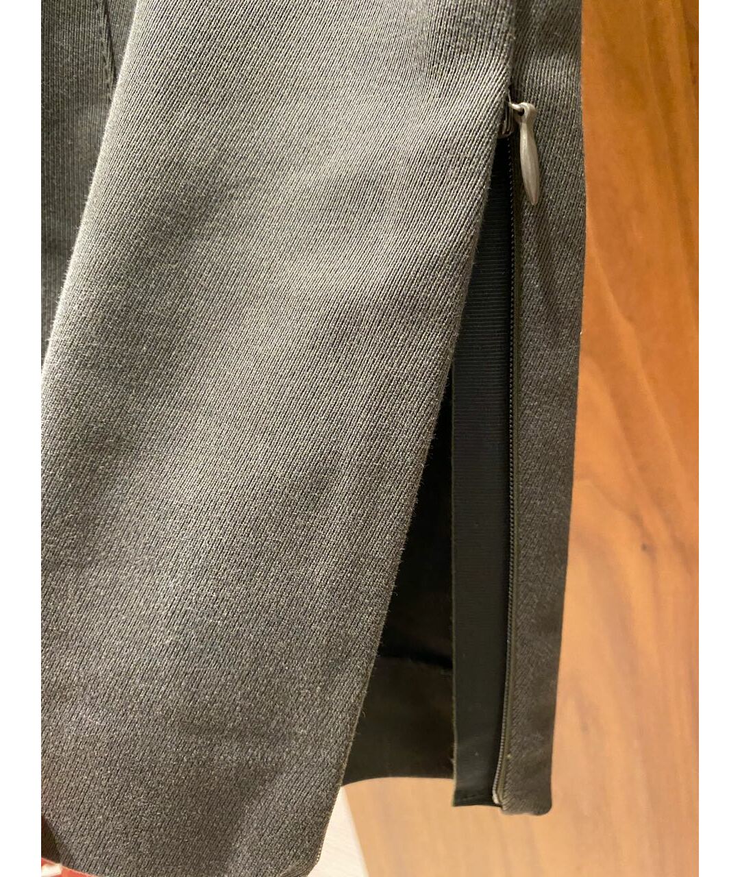 LORO PIANA Хаки хлопко-эластановые брюки узкие, фото 7