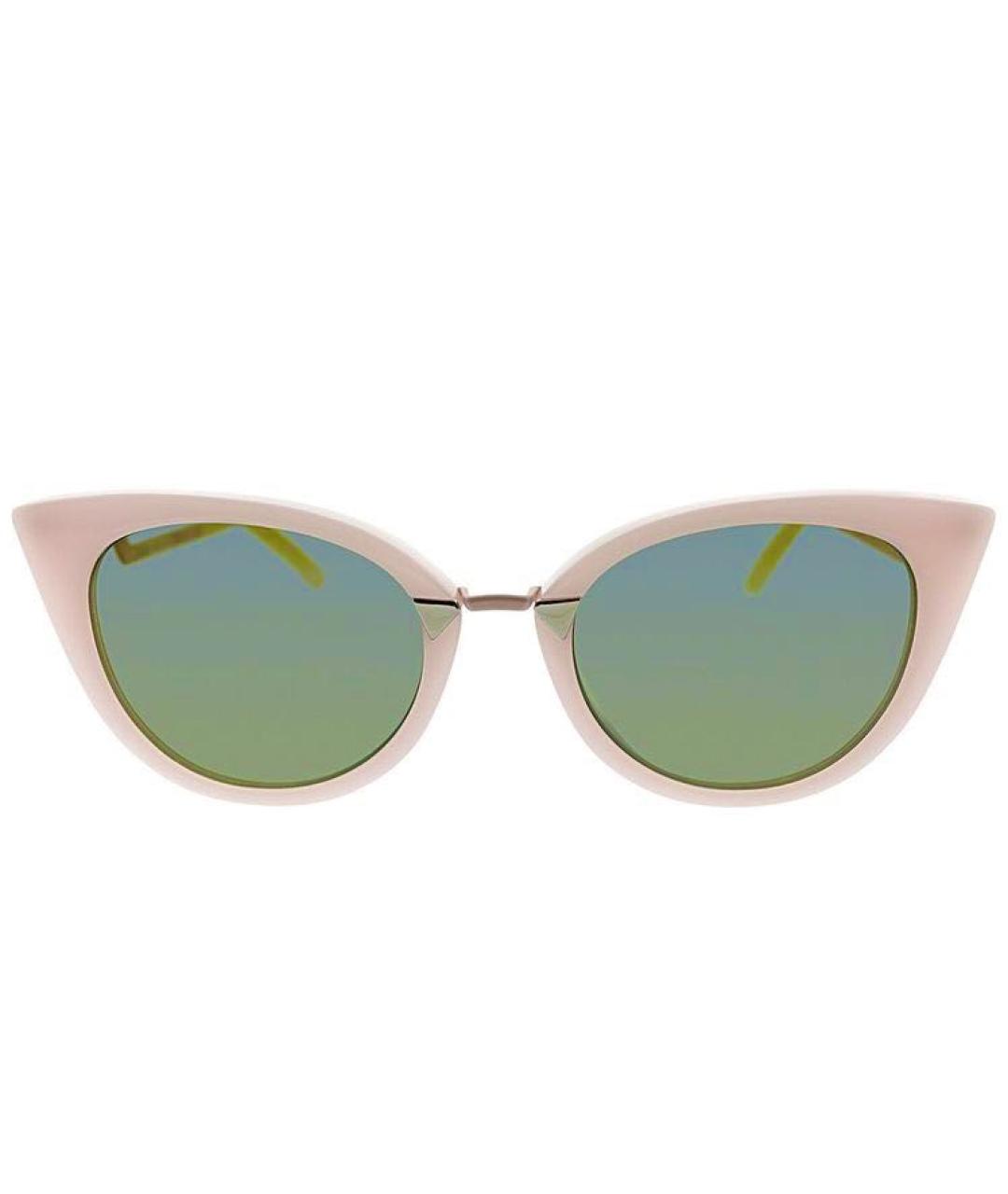 FENDI Розовые пластиковые солнцезащитные очки, фото 9