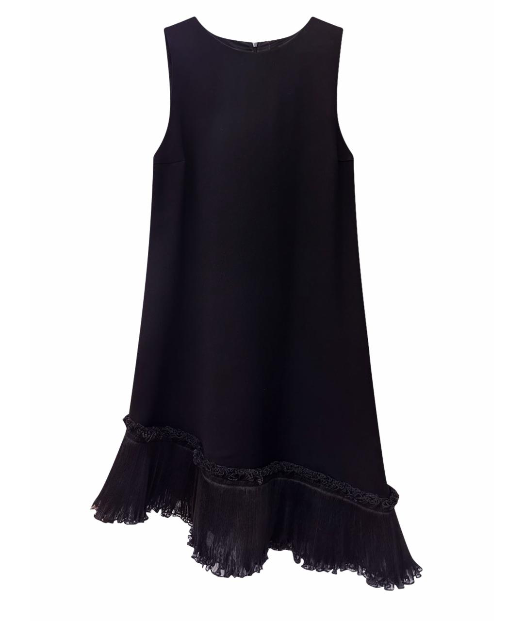 OPENING CEREMONY Черное вискозное коктейльное платье, фото 1