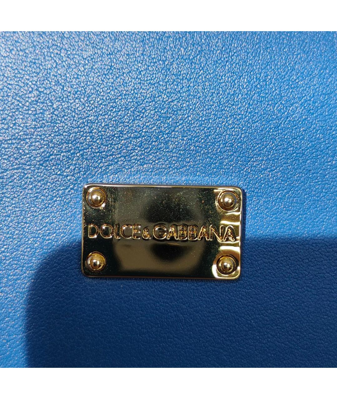 DOLCE & GABBANA KIDS Синяя сумка, фото 4