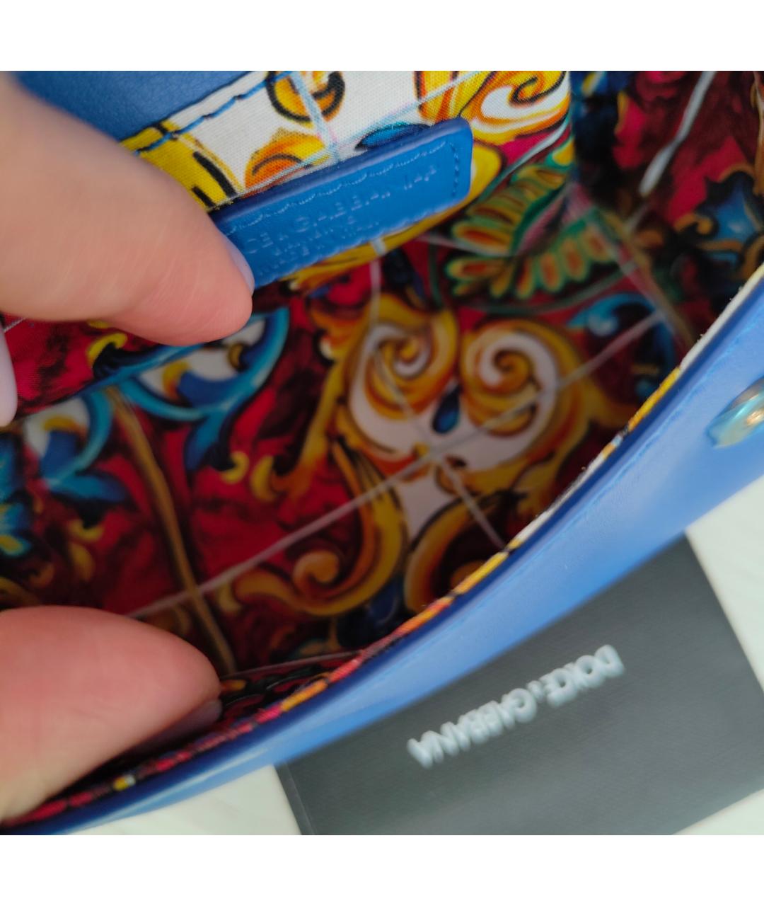 DOLCE & GABBANA KIDS Синяя сумка, фото 9