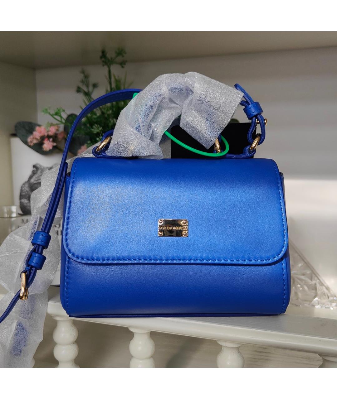 DOLCE & GABBANA KIDS Синяя сумка, фото 10