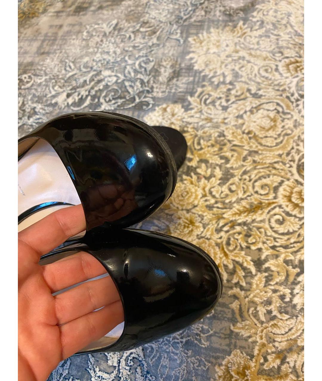 CASADEI Черные туфли из лакированной кожи, фото 5