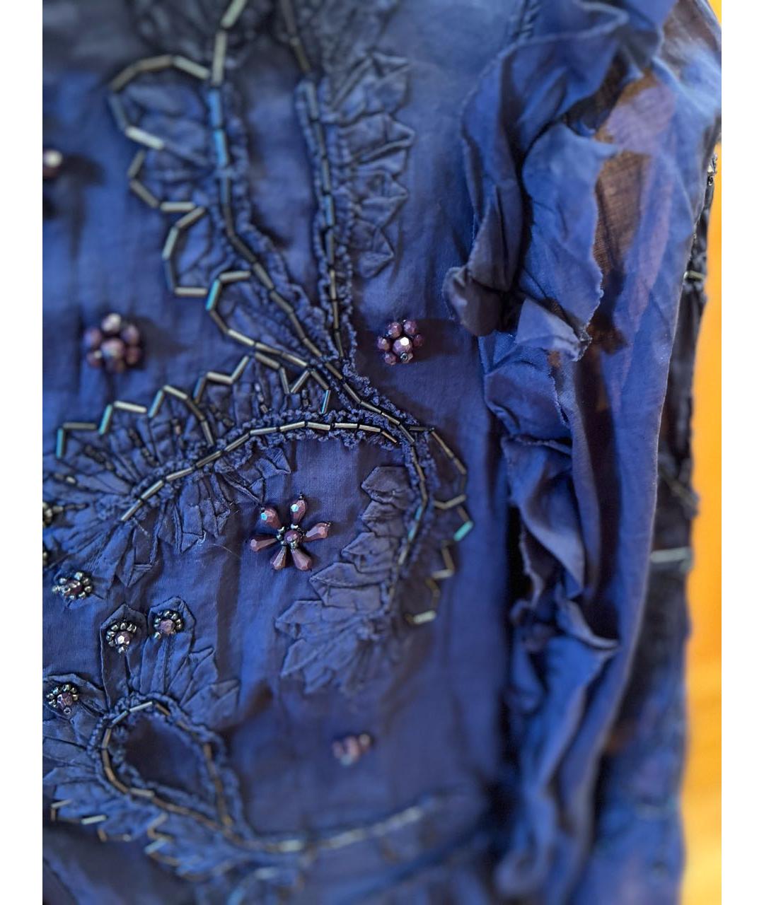 MICHAEL KORS Темно-синее хлопковое платье, фото 4
