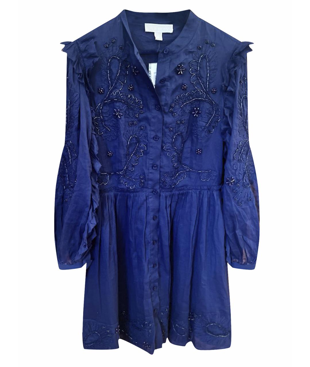 MICHAEL KORS Темно-синее хлопковое платье, фото 1