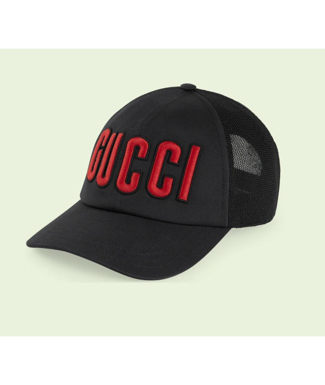 GUCCI Черная хлопковая кепка/бейсболка, фото 5