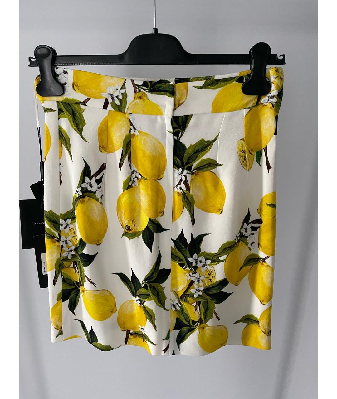 DOLCE&GABBANA Шелковая юбка мини, фото 2