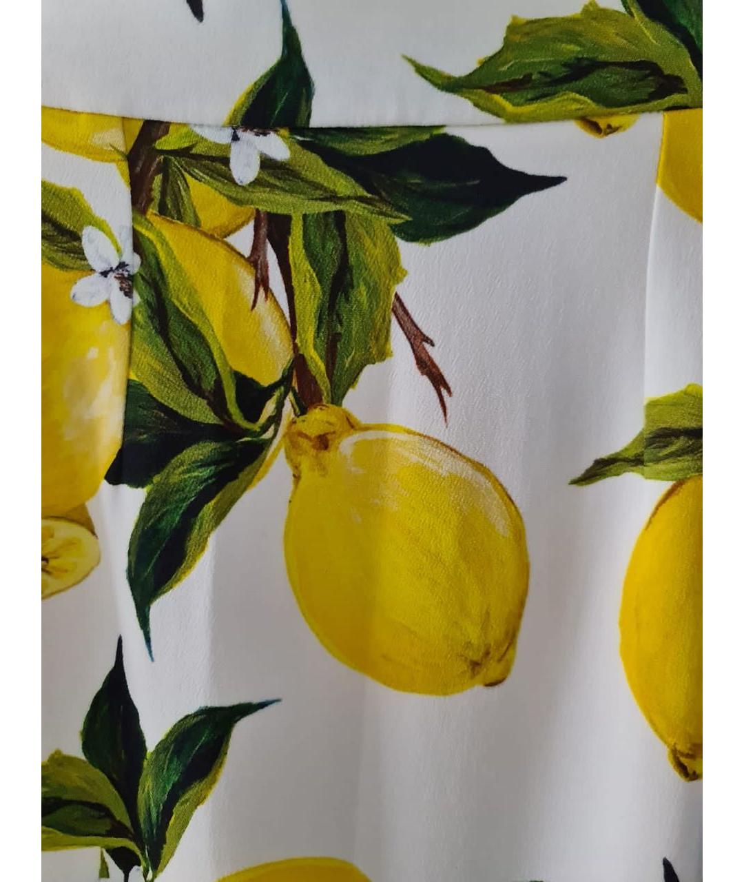 DOLCE&GABBANA Шелковая юбка мини, фото 6