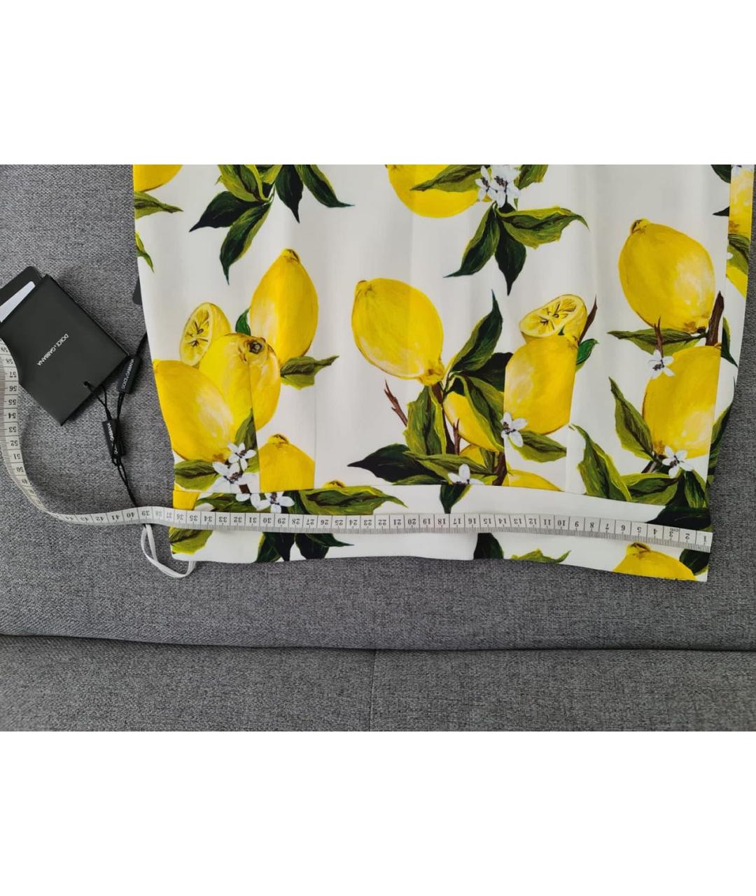 DOLCE&GABBANA Шелковая юбка мини, фото 5