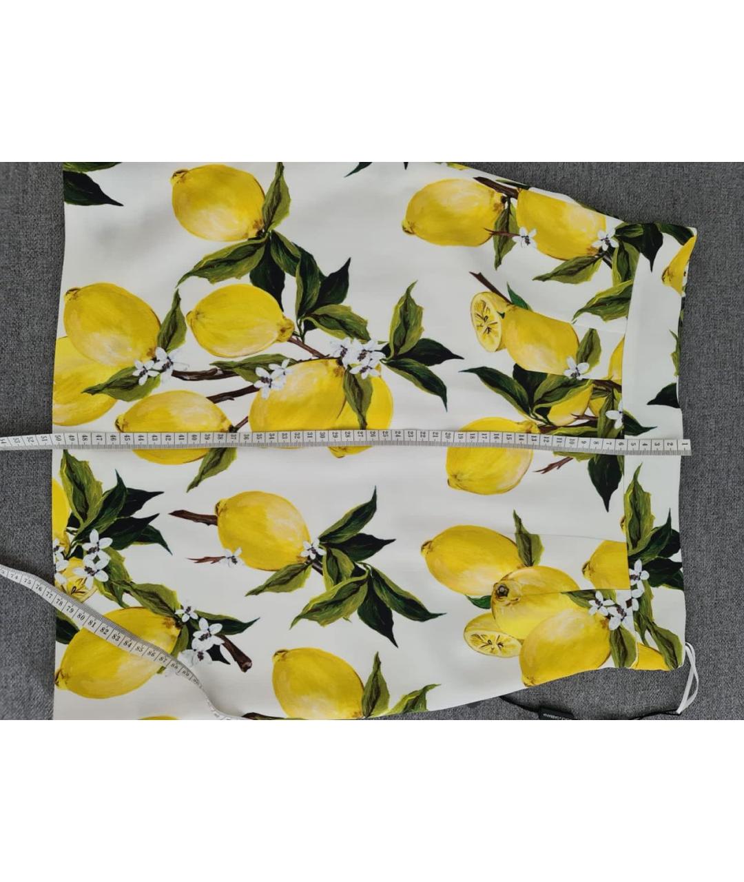 DOLCE&GABBANA Шелковая юбка мини, фото 7