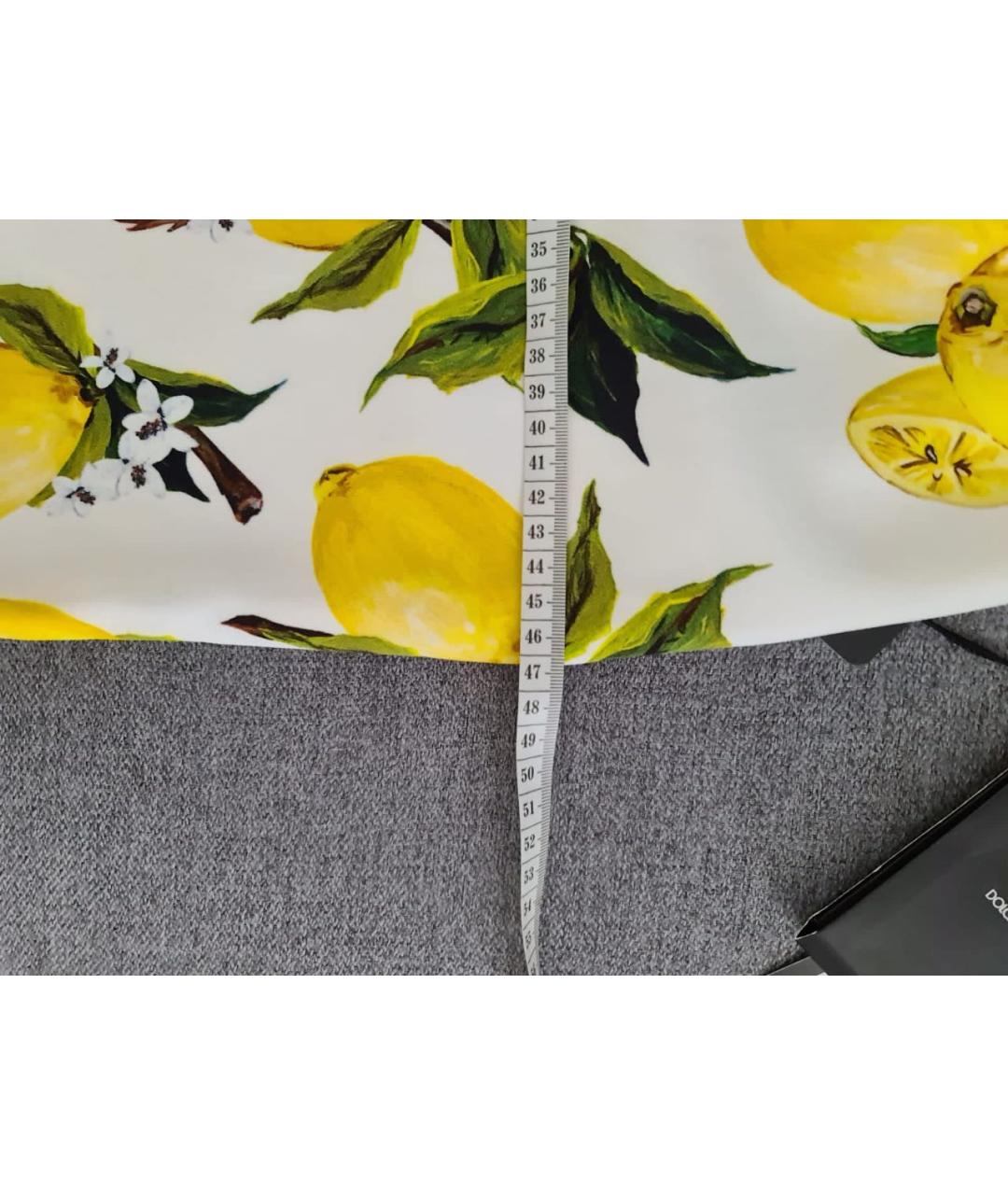 DOLCE&GABBANA Шелковая юбка мини, фото 8