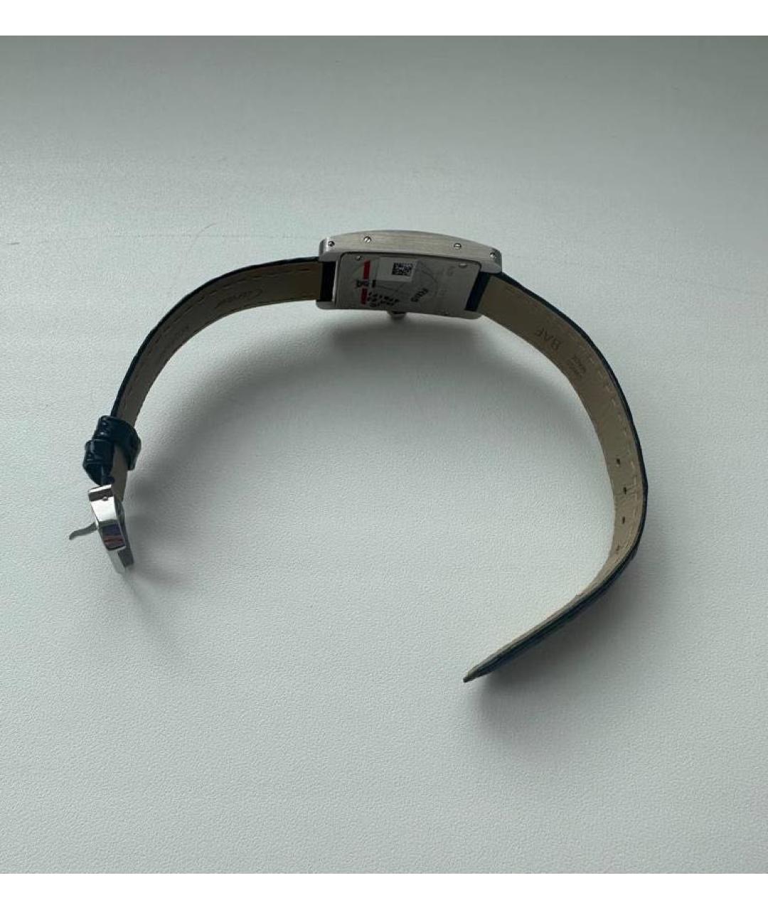 CARTIER Темно-синие часы из экзотической кожи, фото 3