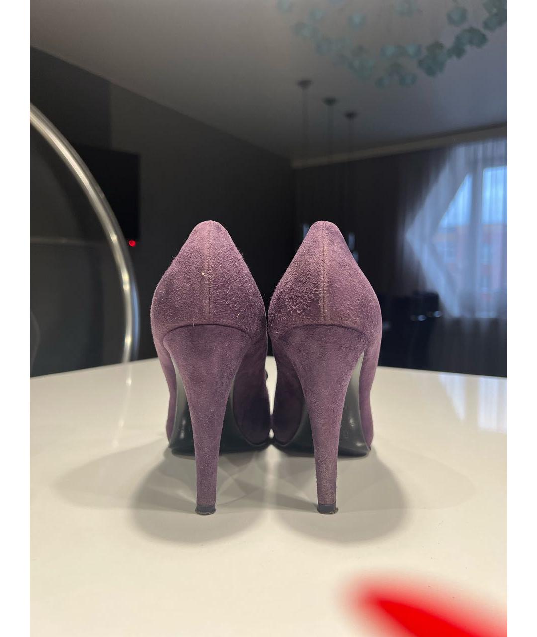 rodo Фиолетовые замшевые туфли, фото 4