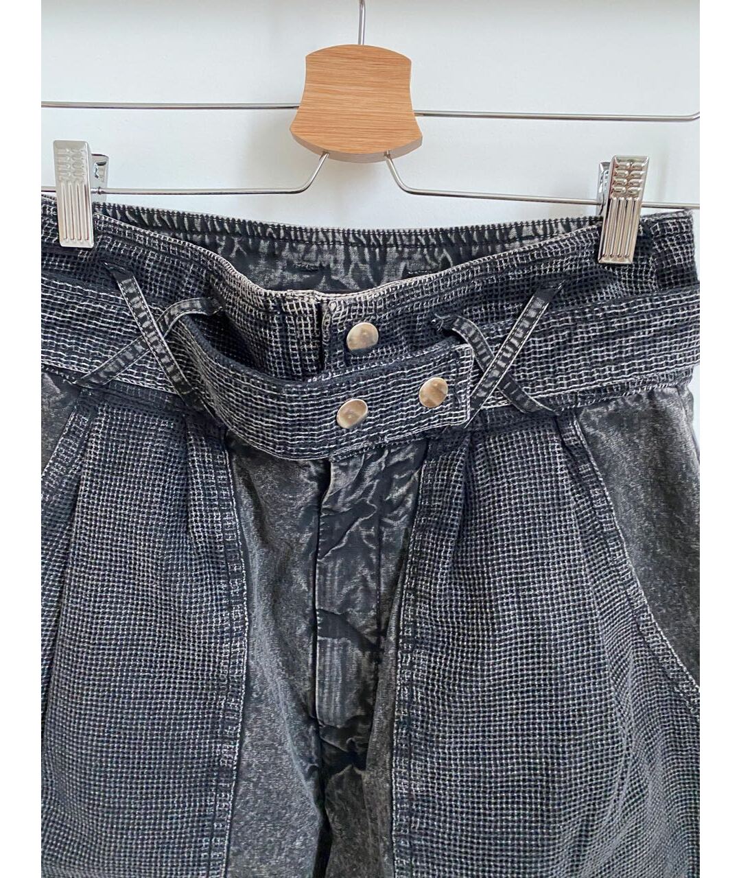 ISABEL MARANT ETOILE Серые хлопковые джинсы клеш, фото 4