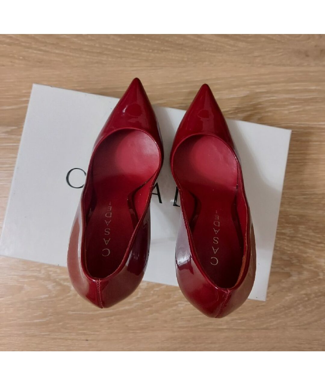 CASADEI Красные туфли из лакированной кожи, фото 3