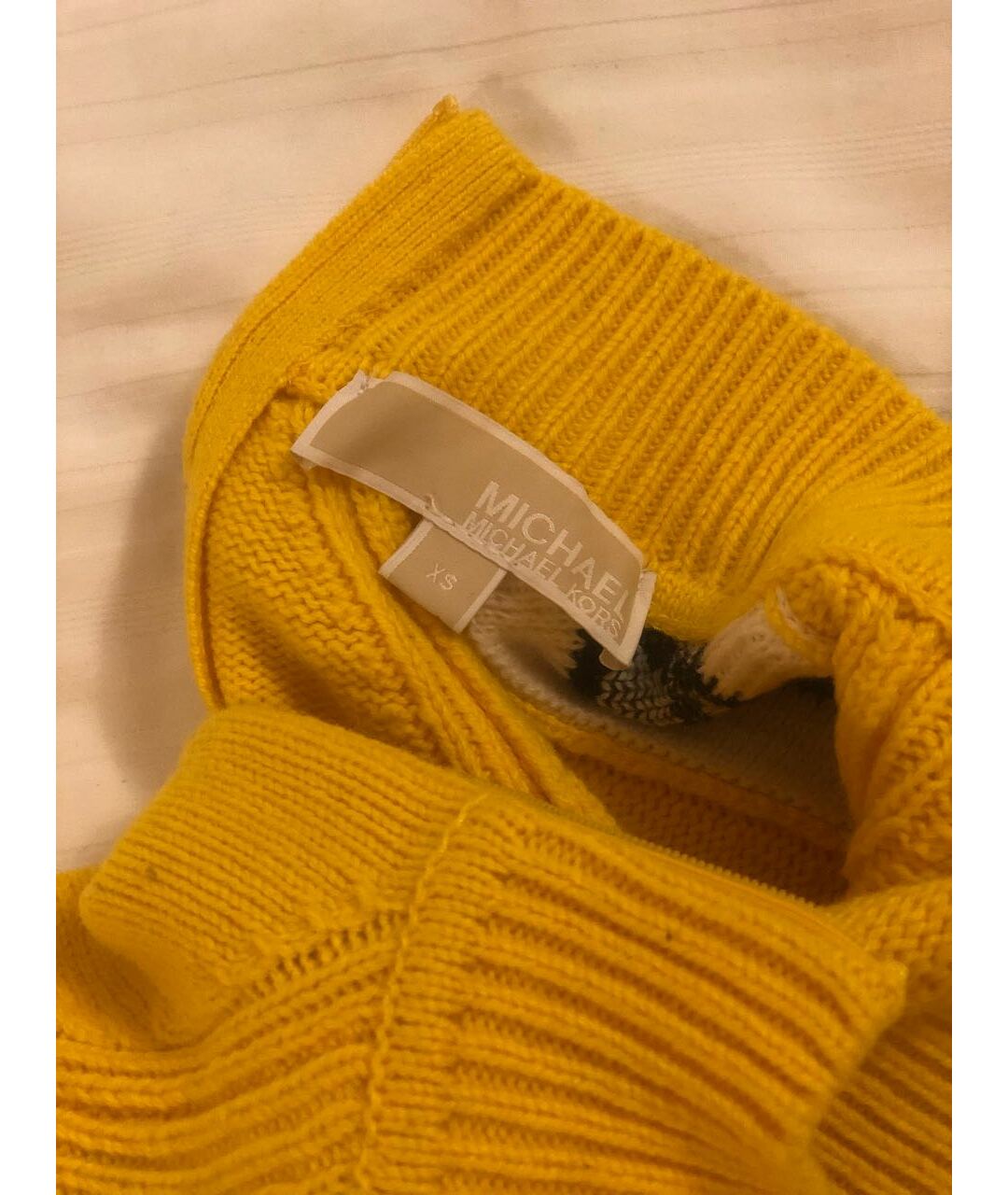 MICHAEL MICHAEL KORS Желтый синтетический джемпер / свитер, фото 3