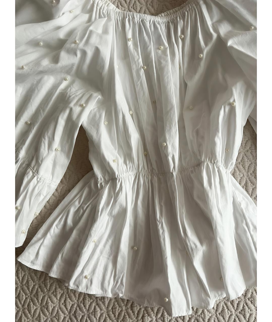 C/MEO COLLECTIVE Белая хлопковая блузы, фото 4