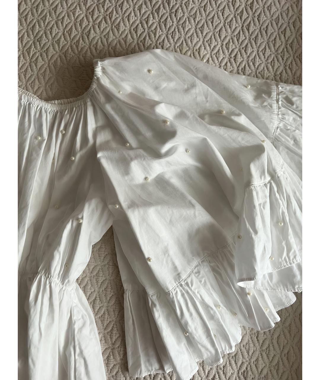 C/MEO COLLECTIVE Белая хлопковая блузы, фото 5