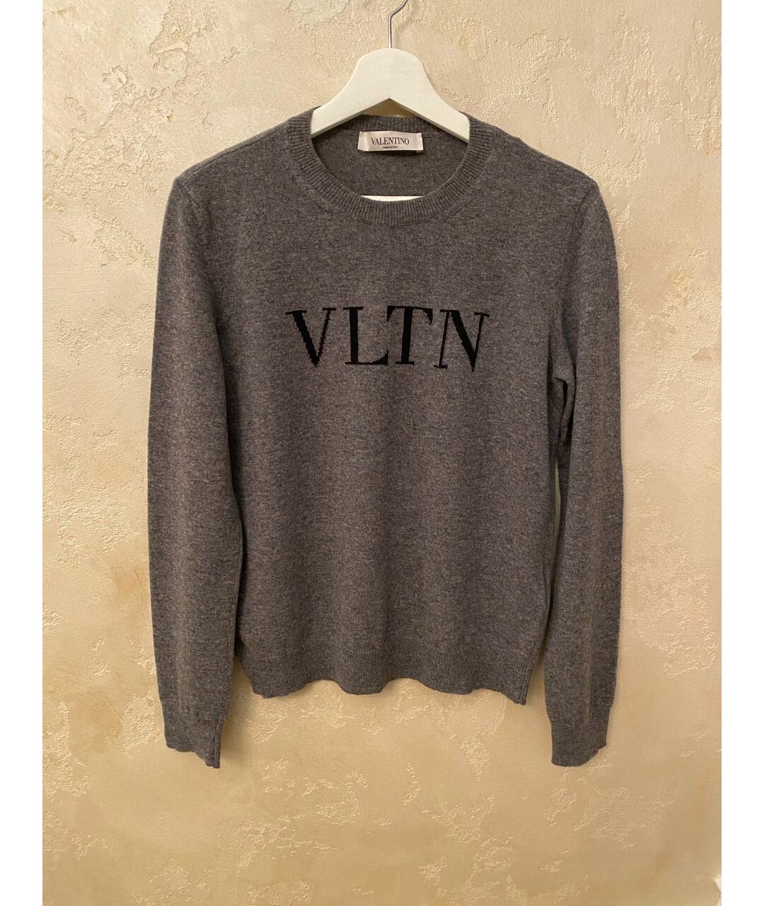 VALENTINO Серый шерстяной джемпер / свитер, фото 9