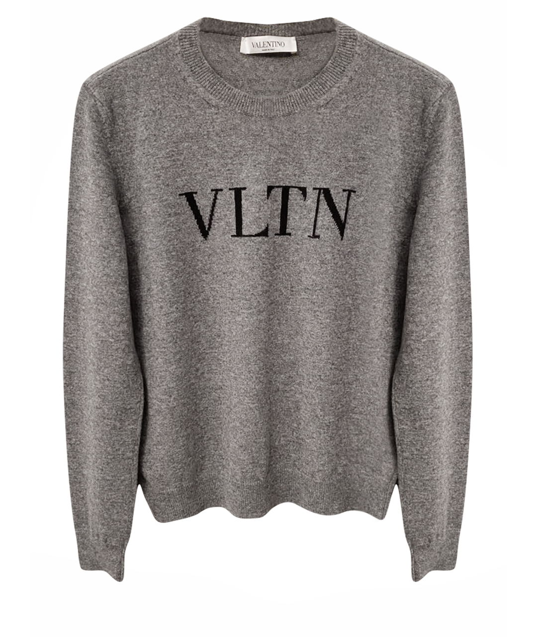 VALENTINO Серый шерстяной джемпер / свитер, фото 1