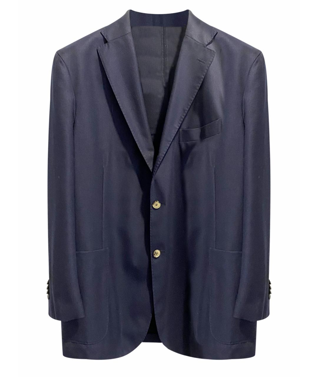 BOGLIOLI Синий хлопковый пиджак, фото 1