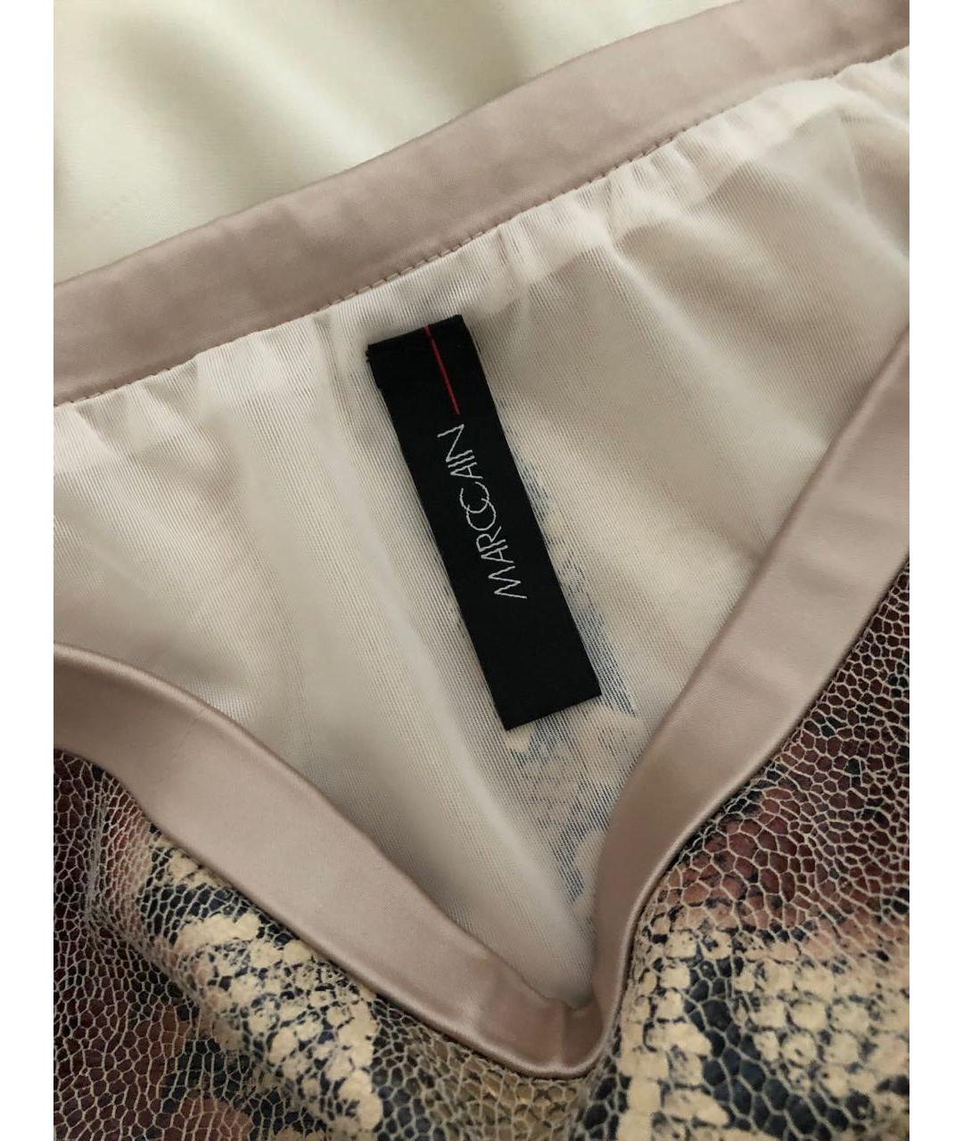 MARC CAIN Мульти полиуретановая юбка мини, фото 2