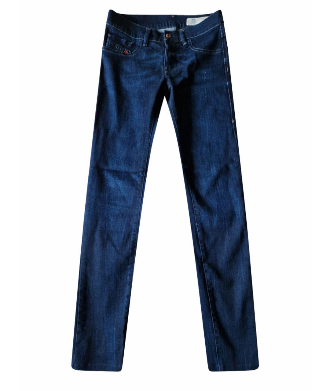 DIESEL Синие хлопковые джинсы слим, фото 1