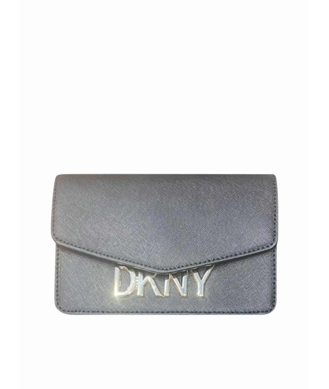 DKNY Черная поясная сумка из искусственной кожи, фото 1