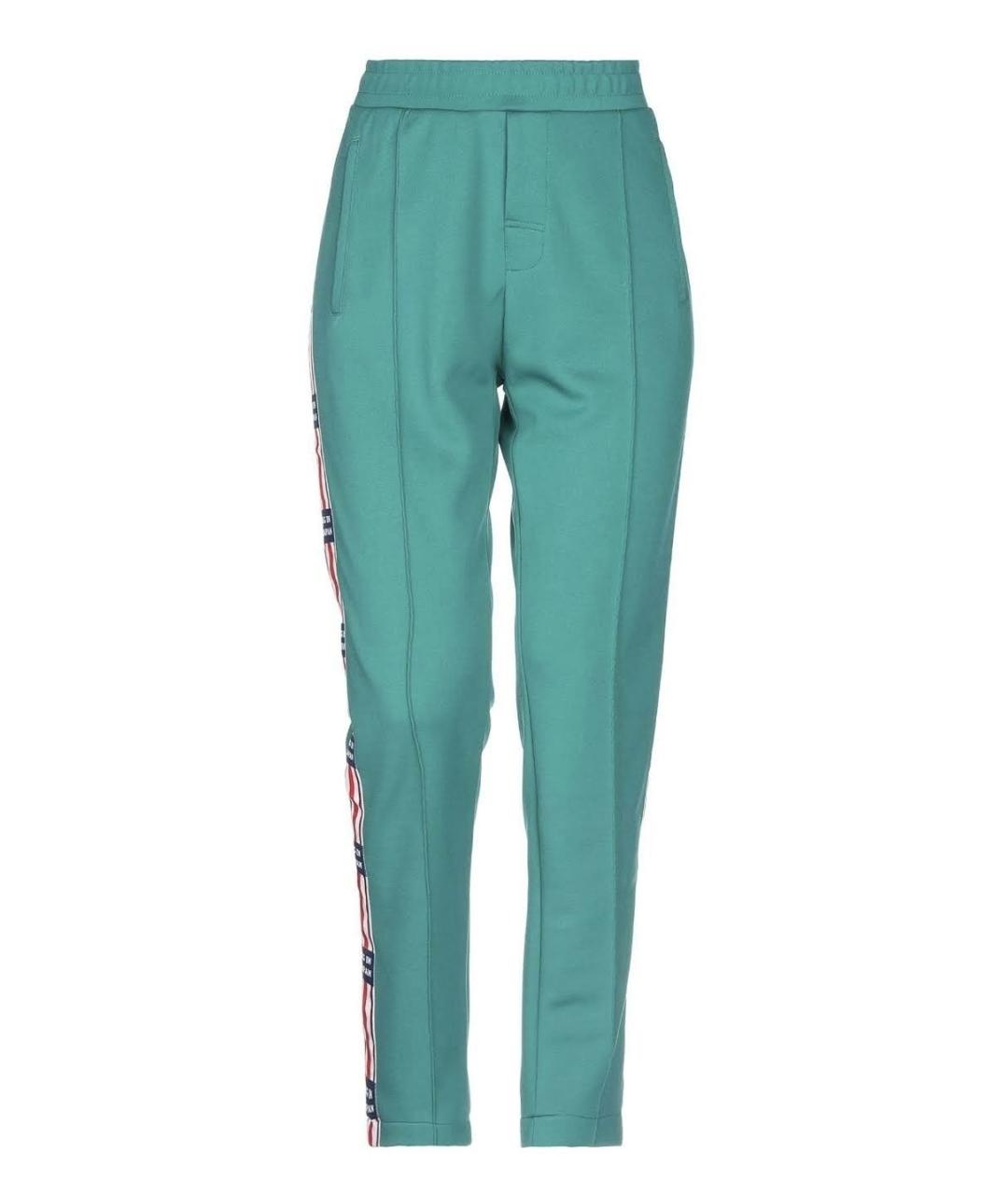 ZOE KARSSEN Зеленые полиэстеровые спортивные брюки и шорты, фото 1