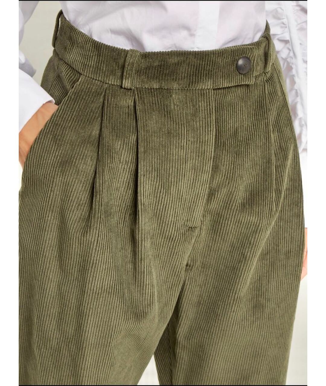 A.W.A.K.E. MODE Зеленые прямые брюки, фото 4