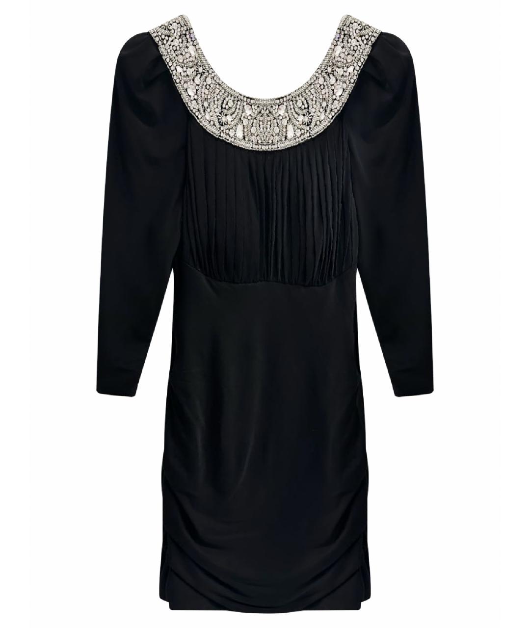SHERRI HILL Черное полиэстеровое коктейльное платье, фото 1