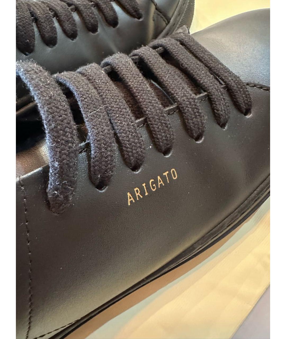 AXEL ARIGATO Черные кожаные кеды, фото 4