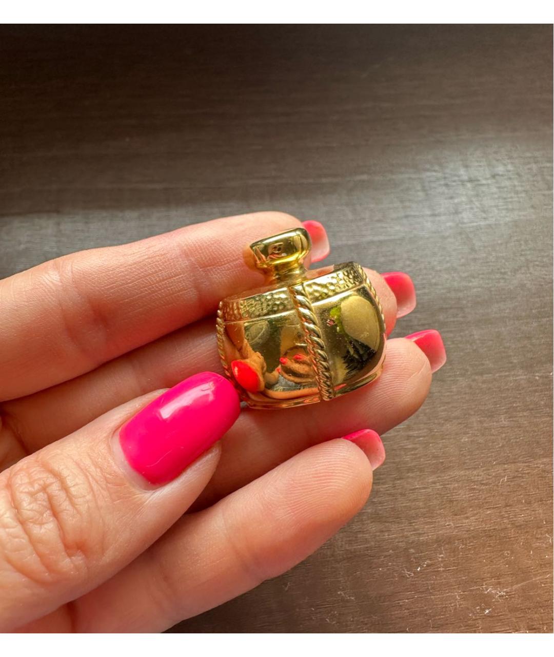 YVES SAINT LAURENT VINTAGE Золотая металлическая булавка / брошь, фото 2