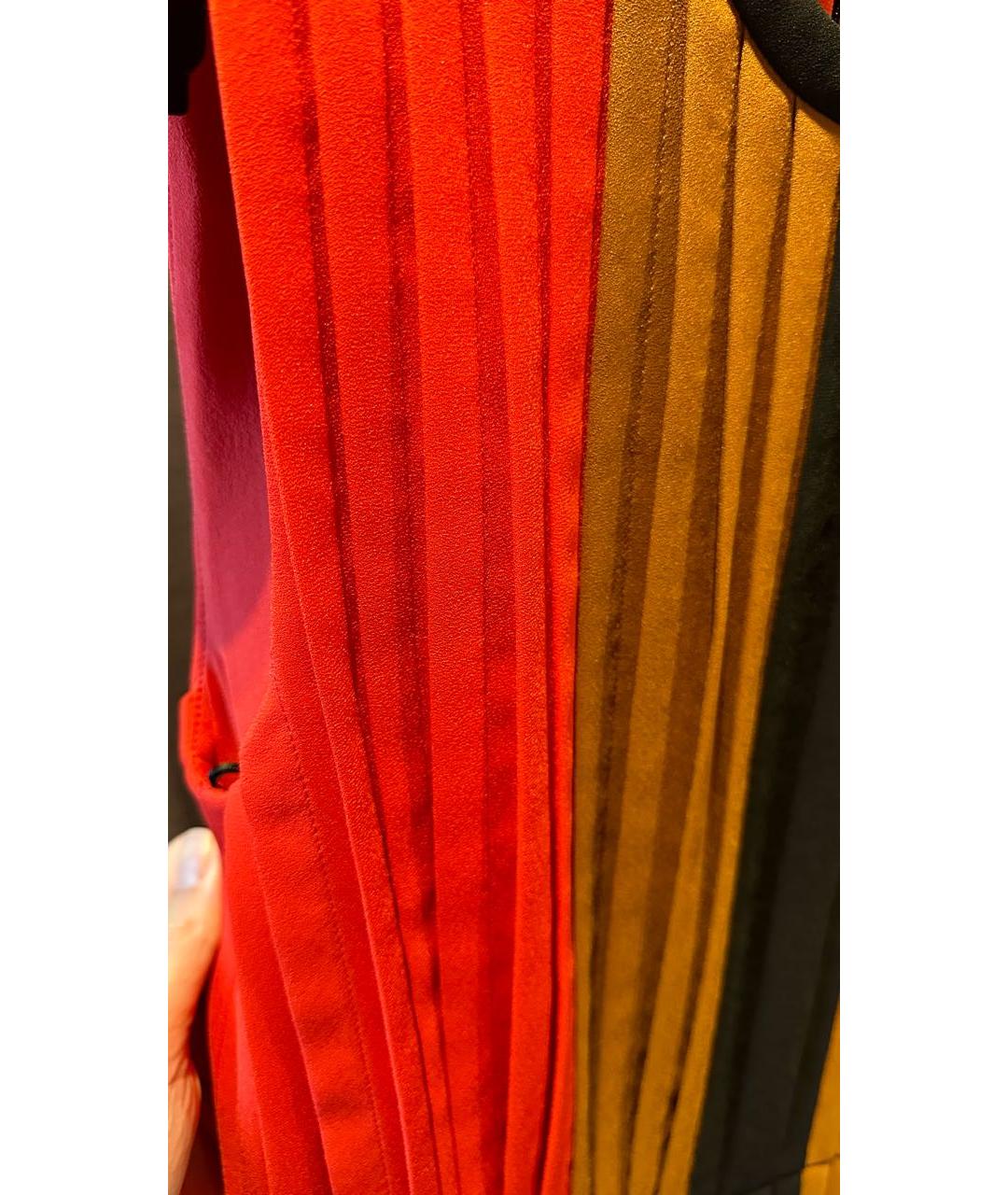 MICHAEL KORS COLLECTION Красное шелковое коктейльное платье, фото 5