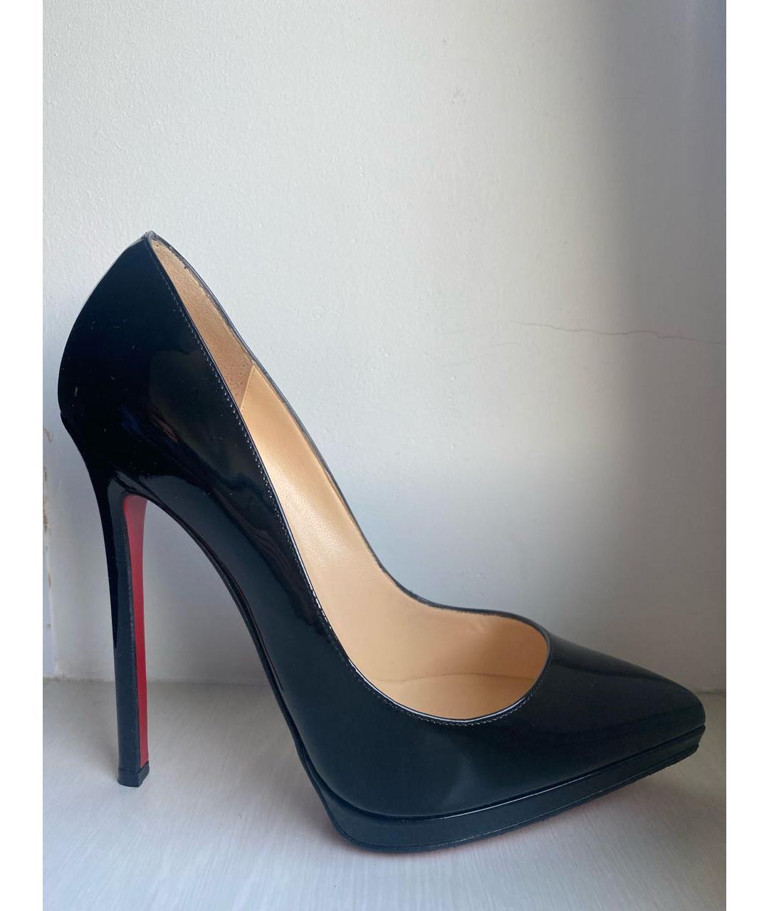 CHRISTIAN LOUBOUTIN Черные туфли из лакированной кожи, фото 9