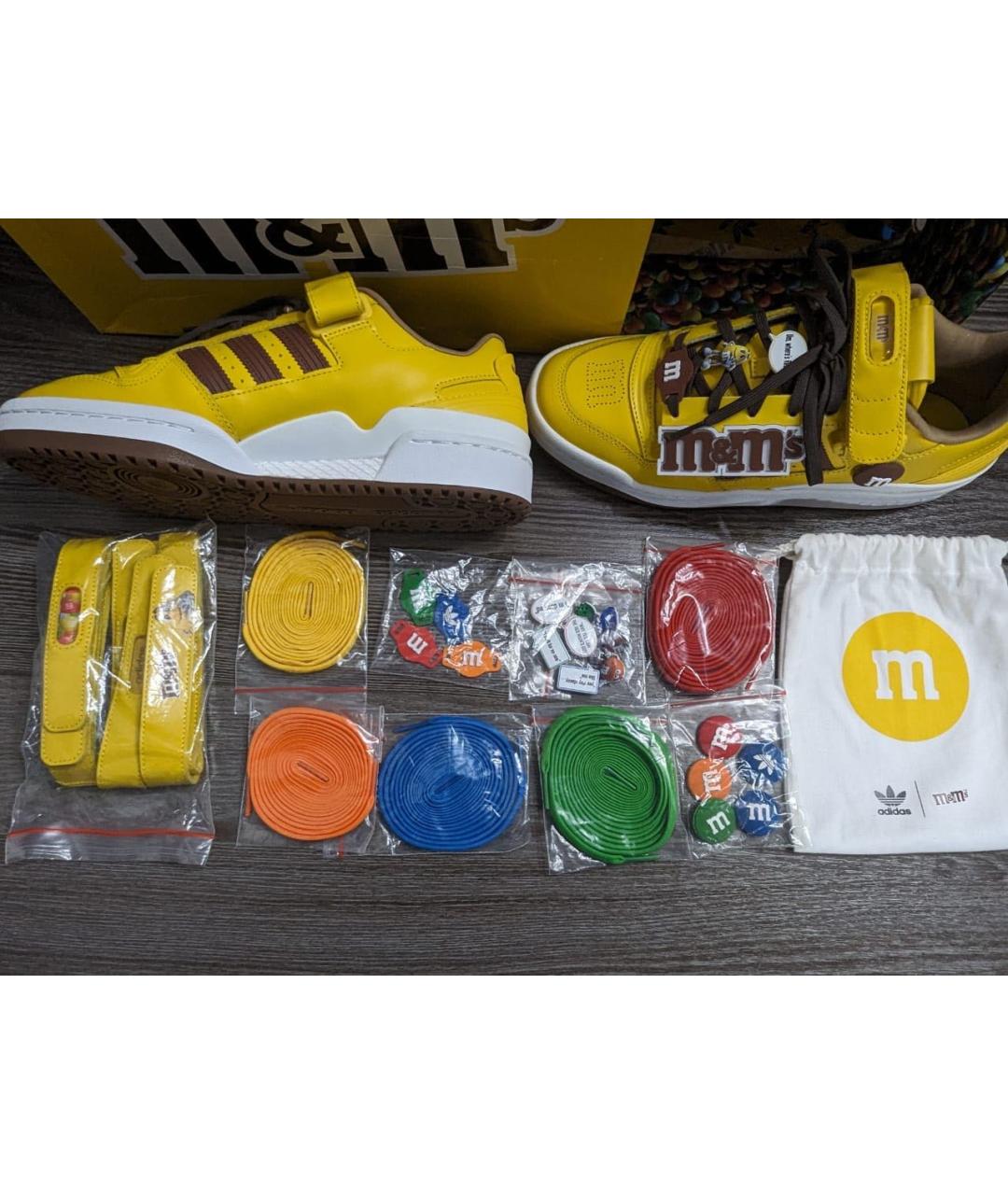 ADIDAS Желтые кроссовки, фото 2