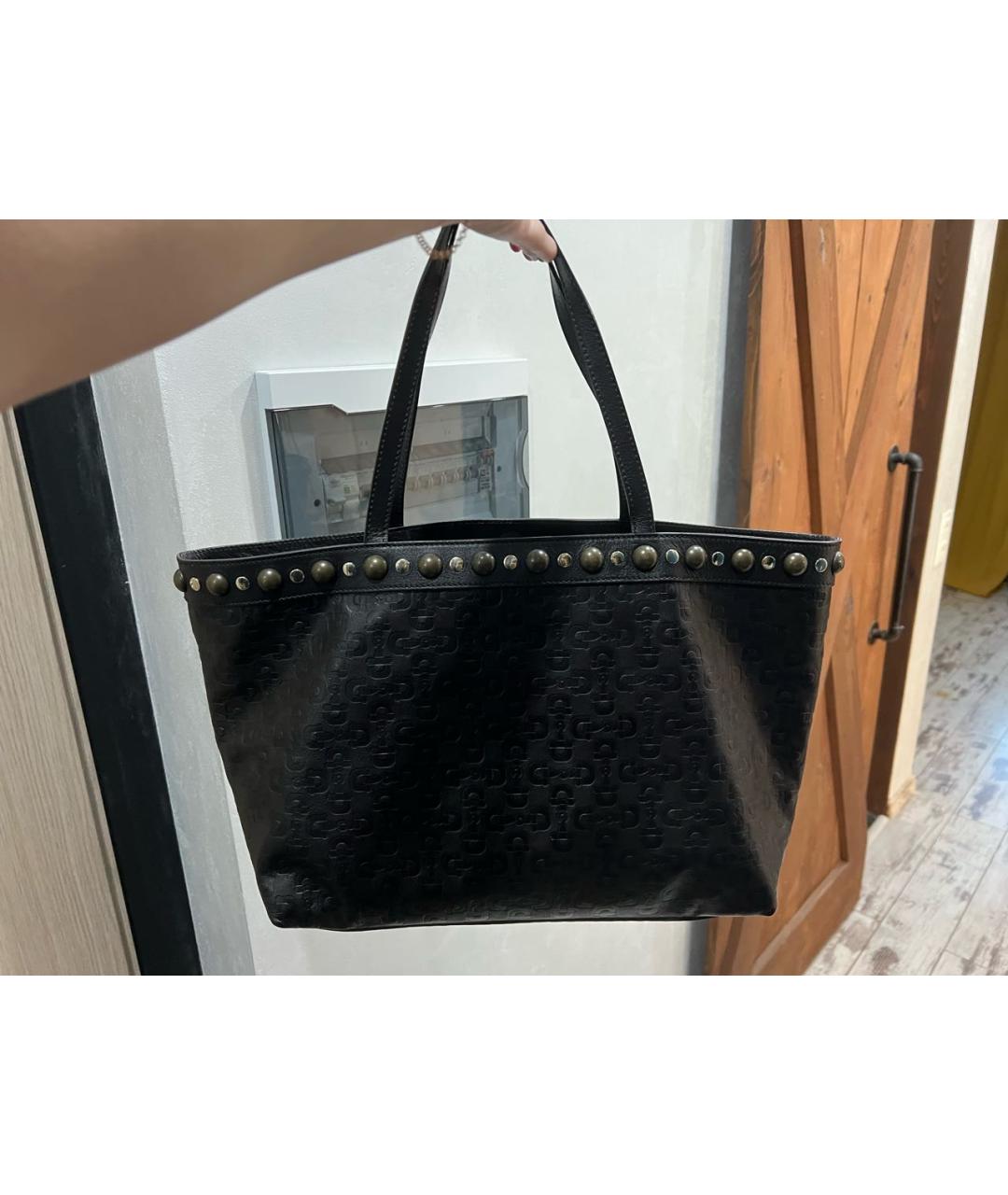 GUCCI Коричневая кожаная сумка тоут, фото 3