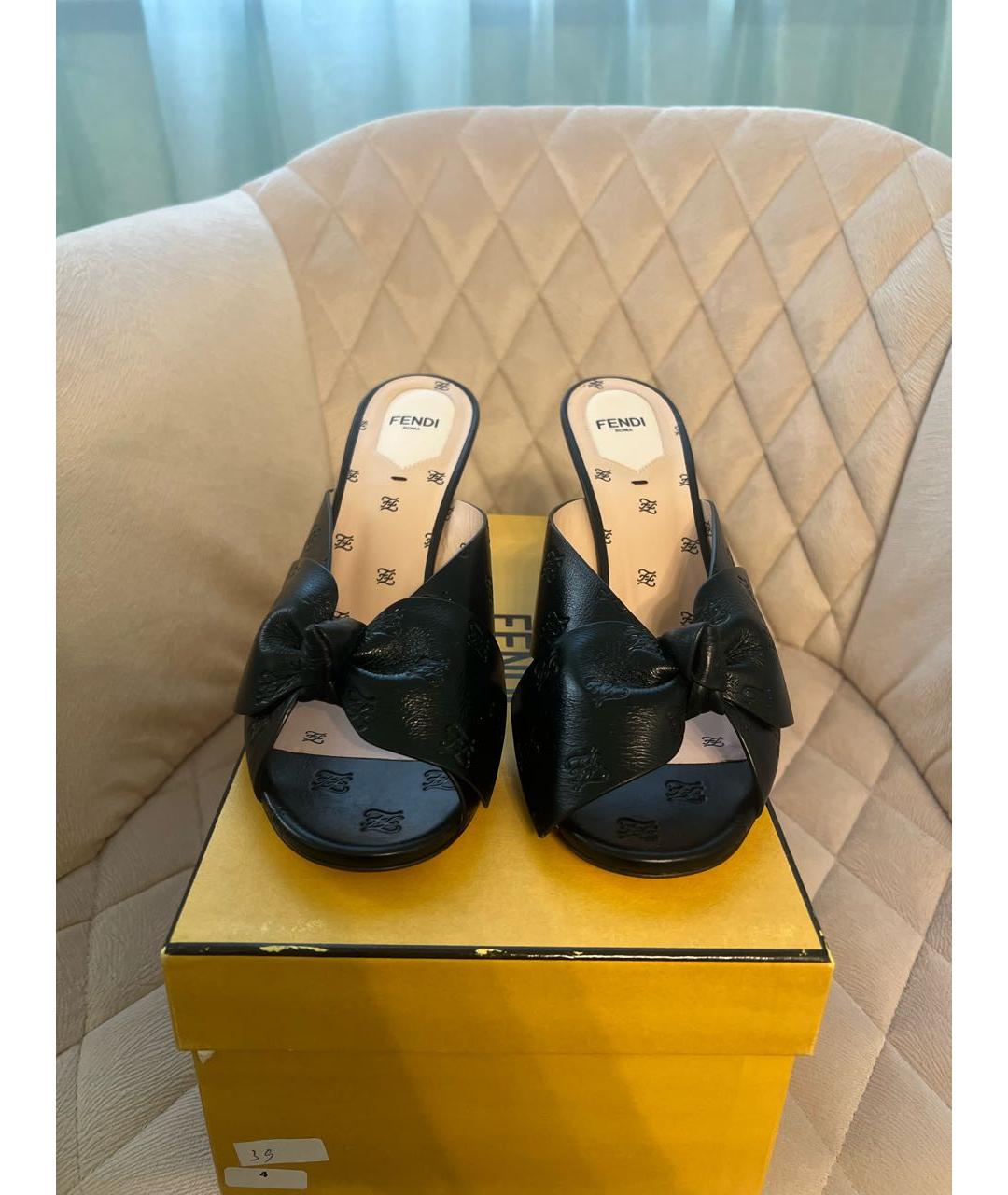 Fendi cheap bow slides