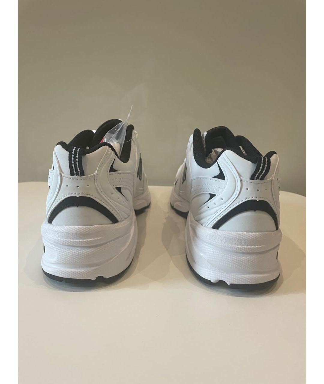 NEW BALANCE Белые кожаные кроссовки, фото 4