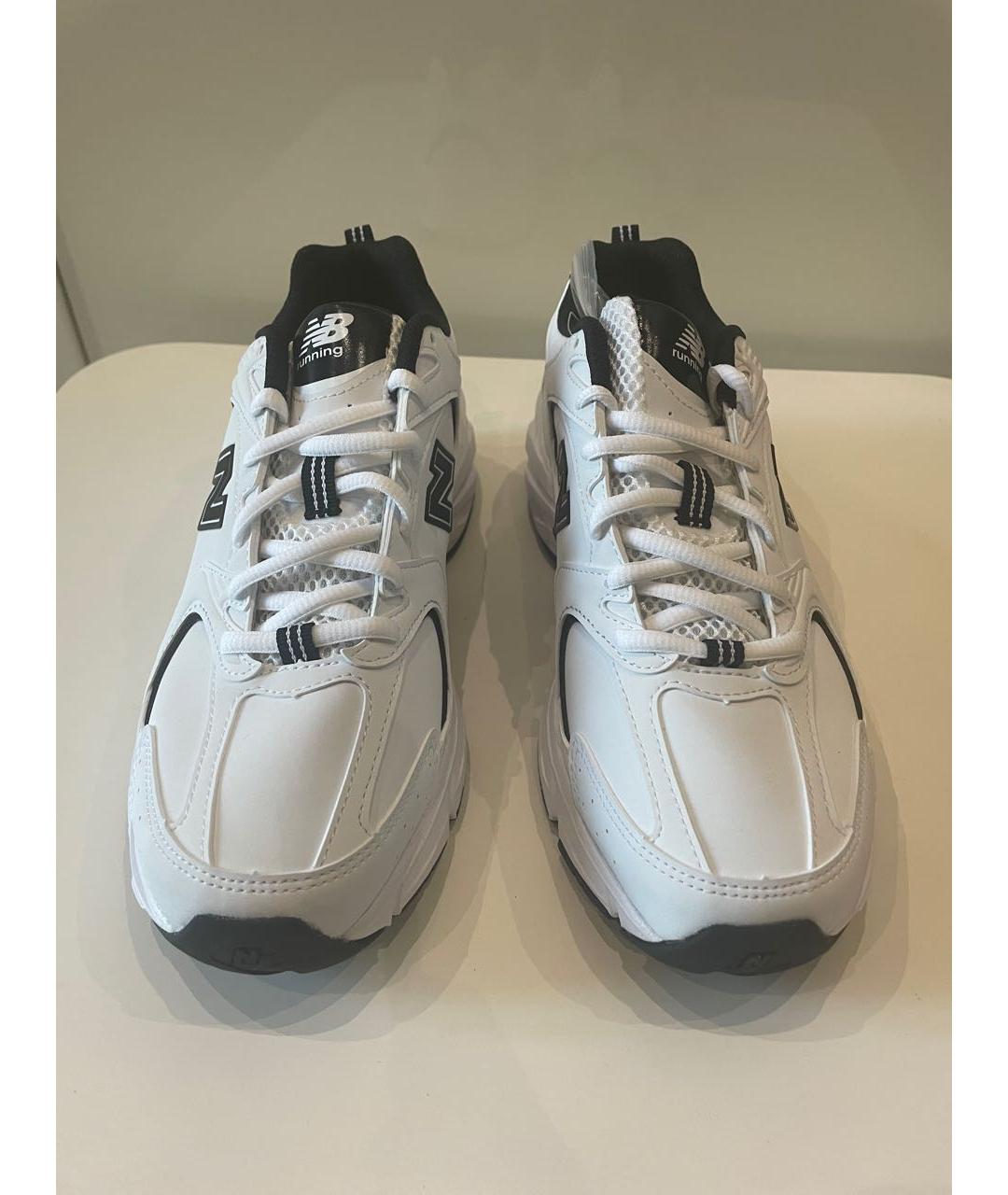 NEW BALANCE Белые кожаные кроссовки, фото 2