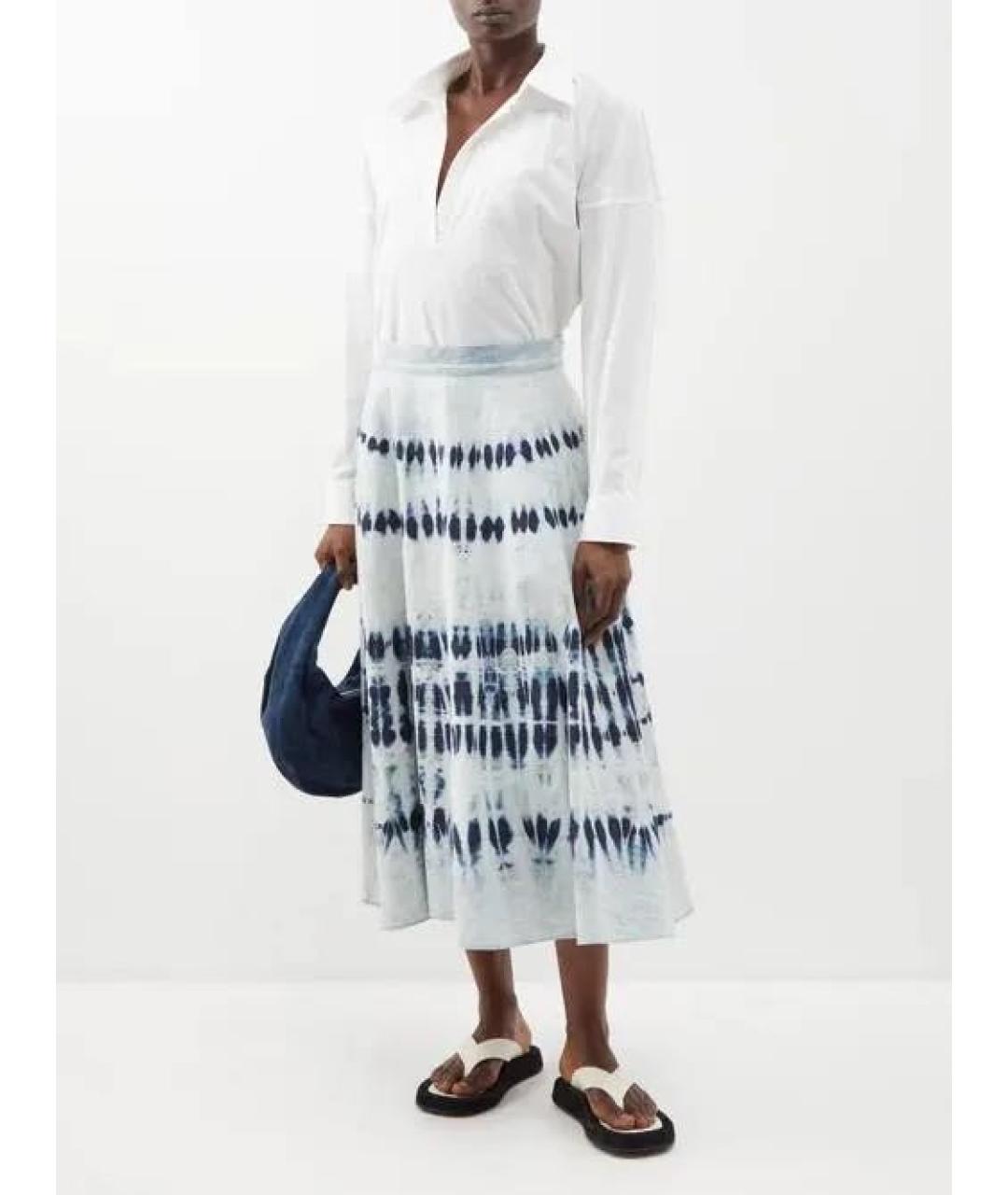 WEEKEND MAX MARA Белая юбка миди, фото 4