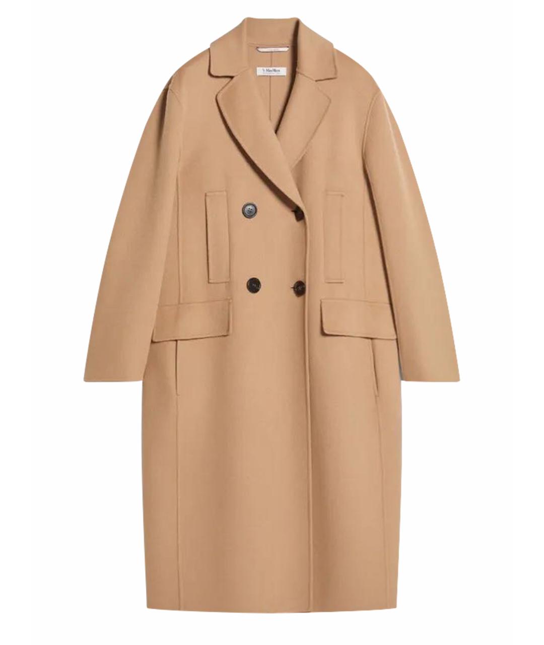 'S MAX MARA Бежевое пальто, фото 1