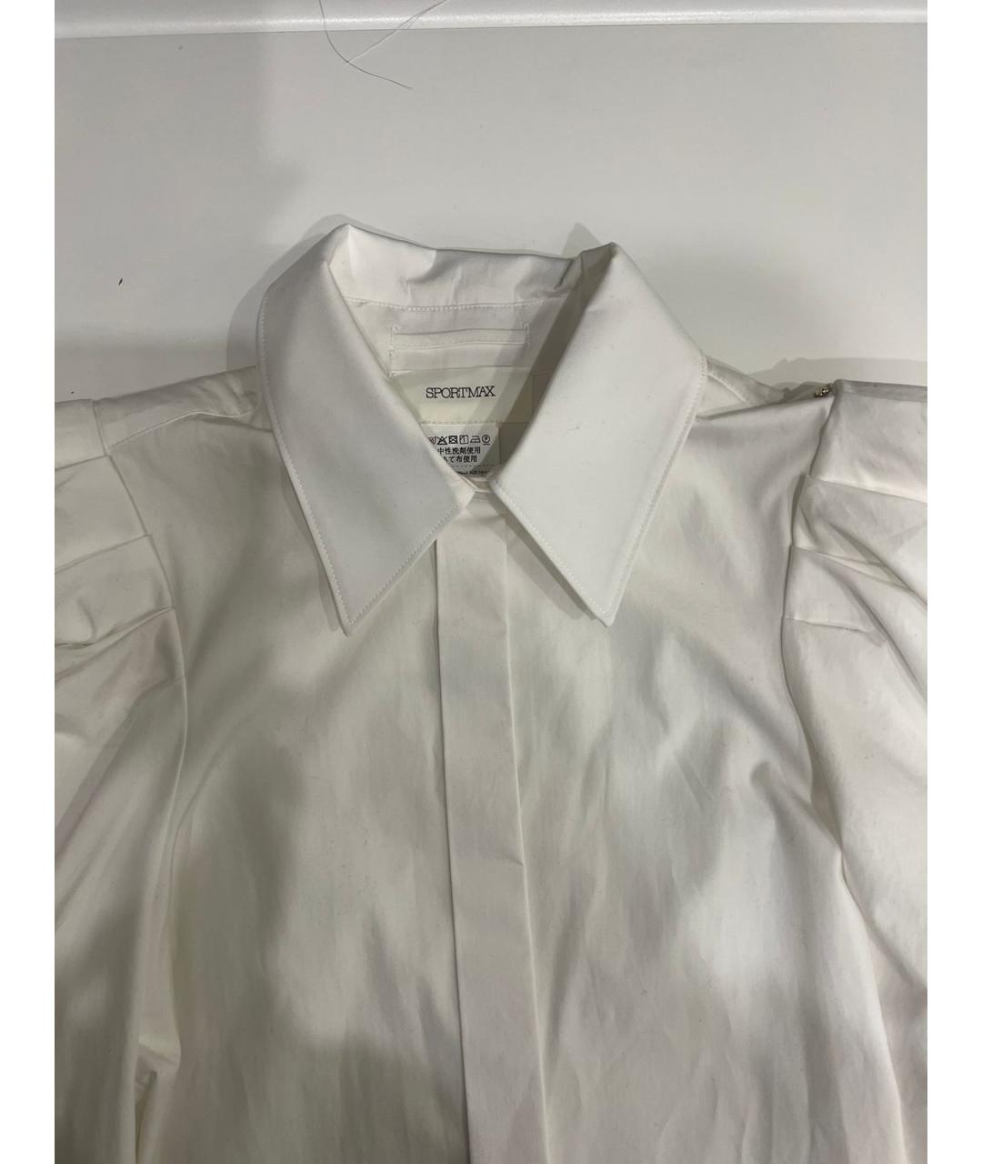 SPORTMAX Белая рубашка, фото 9