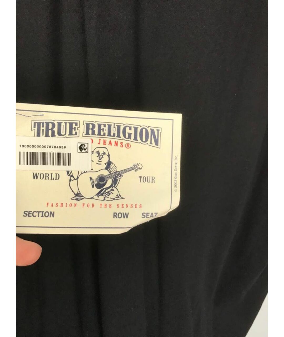 TRUE RELIGION Черная хлопковая футболка, фото 3