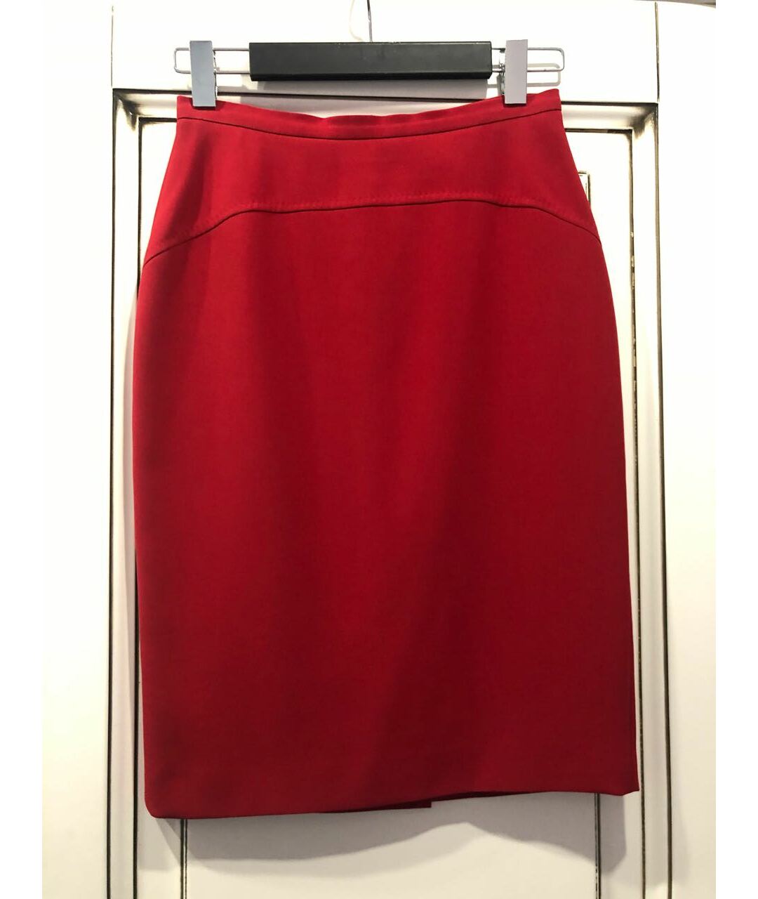 MAX MARA Красная юбка миди, фото 5