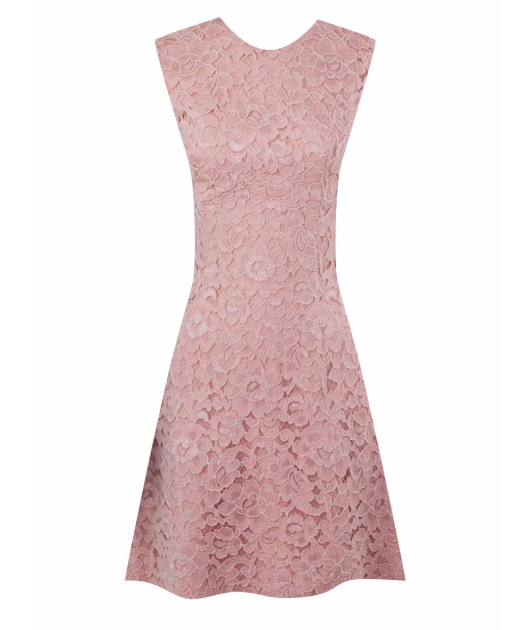 ERMANNO SCERVINO Розовое хлопковое повседневное платье, фото 1