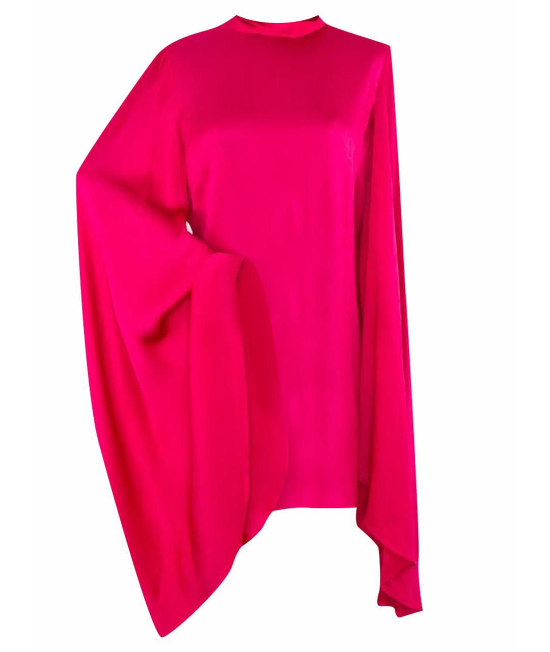 RAT&BOA Розовое шелковое повседневное платье, фото 1